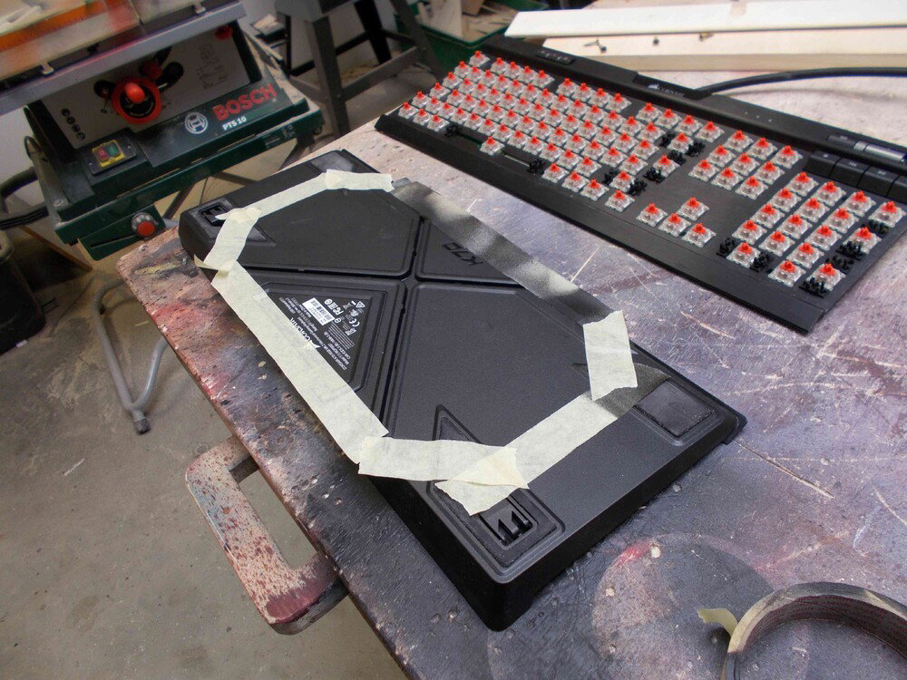 i needed to get rid of some of the back to solder in usb ports