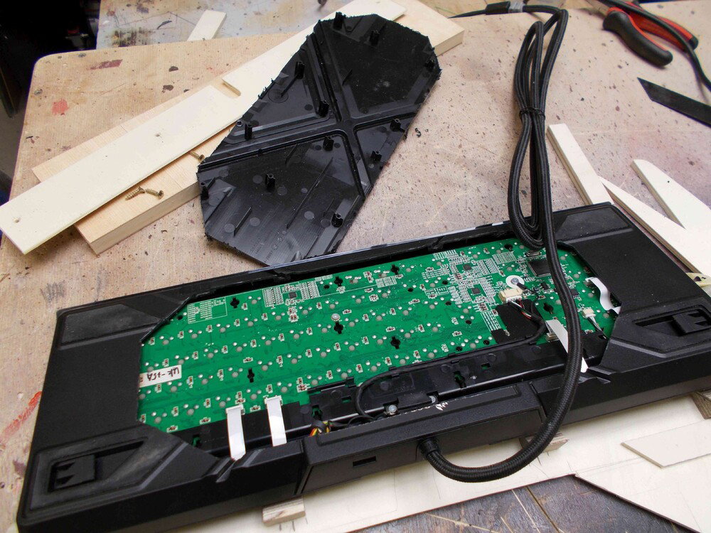 the wires certainly needed shortening