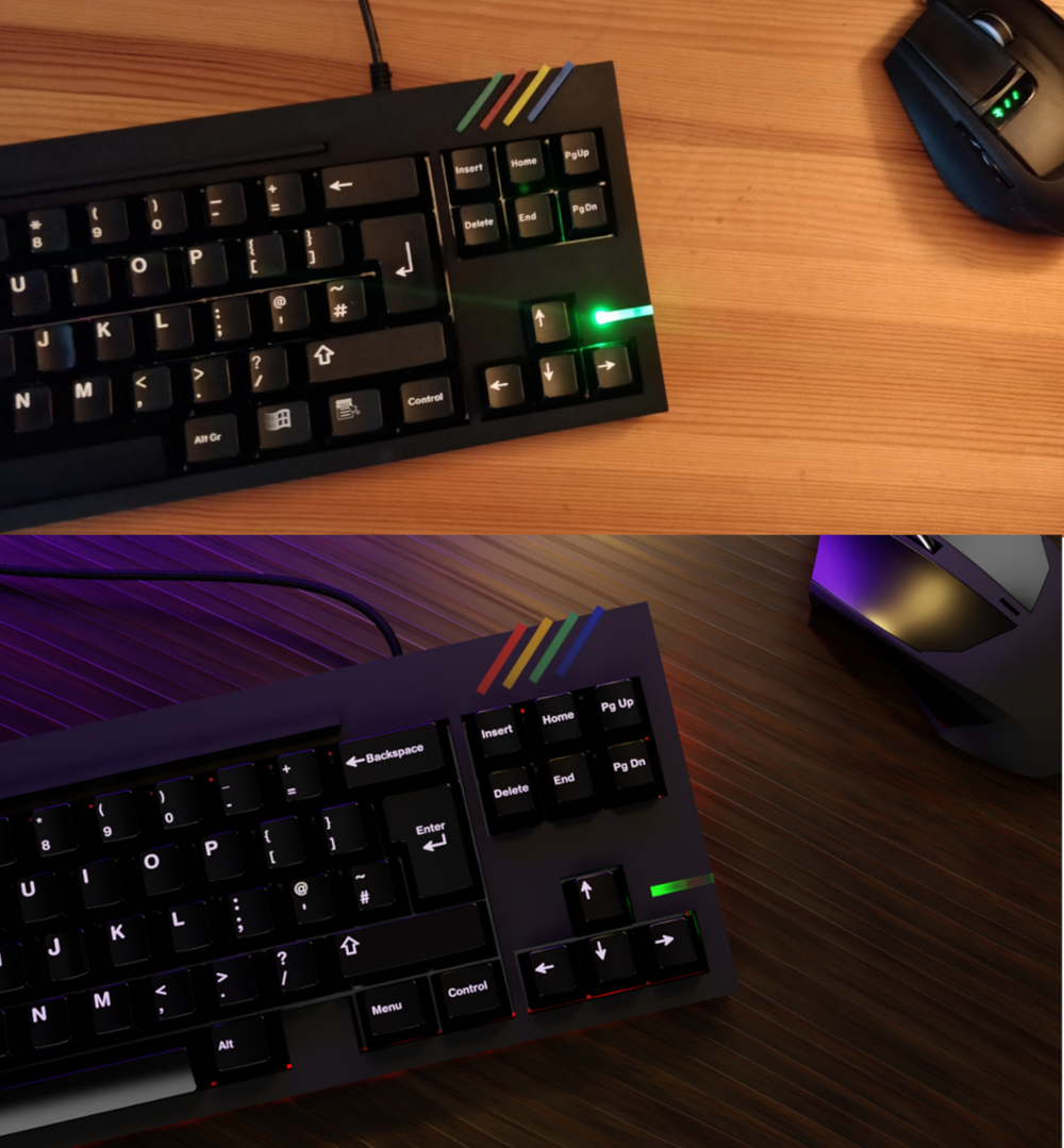 Comparison between finished product and a render