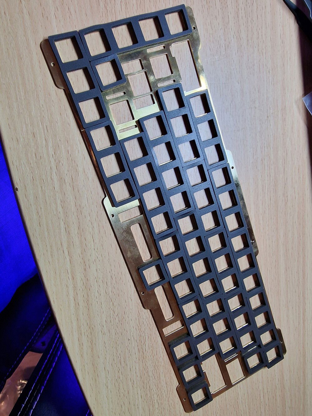 KBDFans Modular Plate foam on the plate