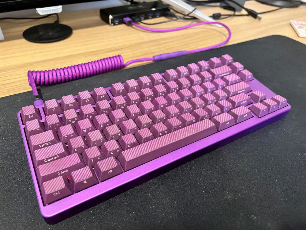A lot cleaner since it's only used for when she's working from home