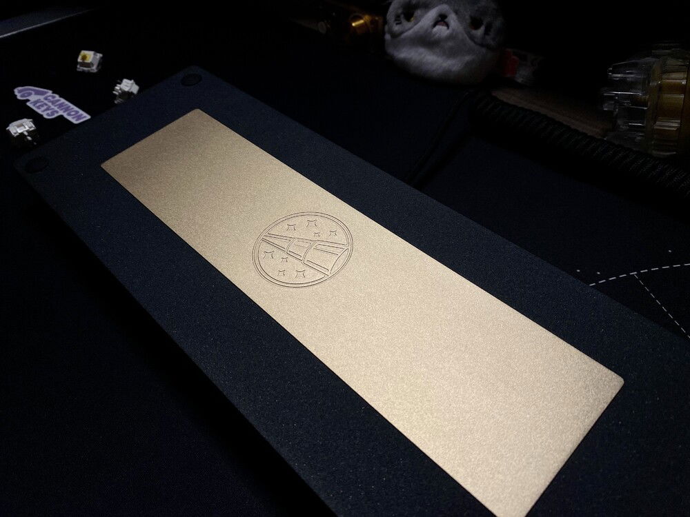 Rear Aluminum Brass finished weight.