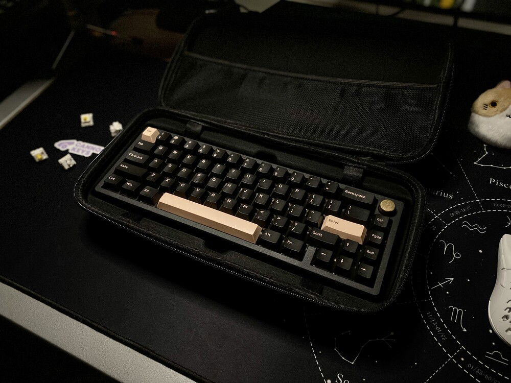 Suede Carrying Case.