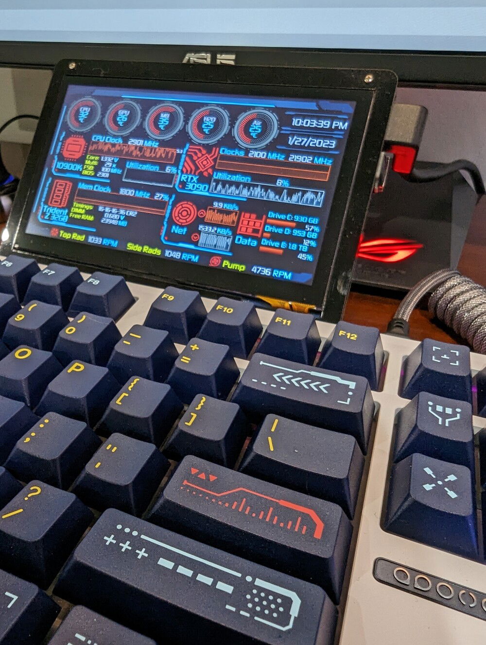 Matching a Cyberpunk theme