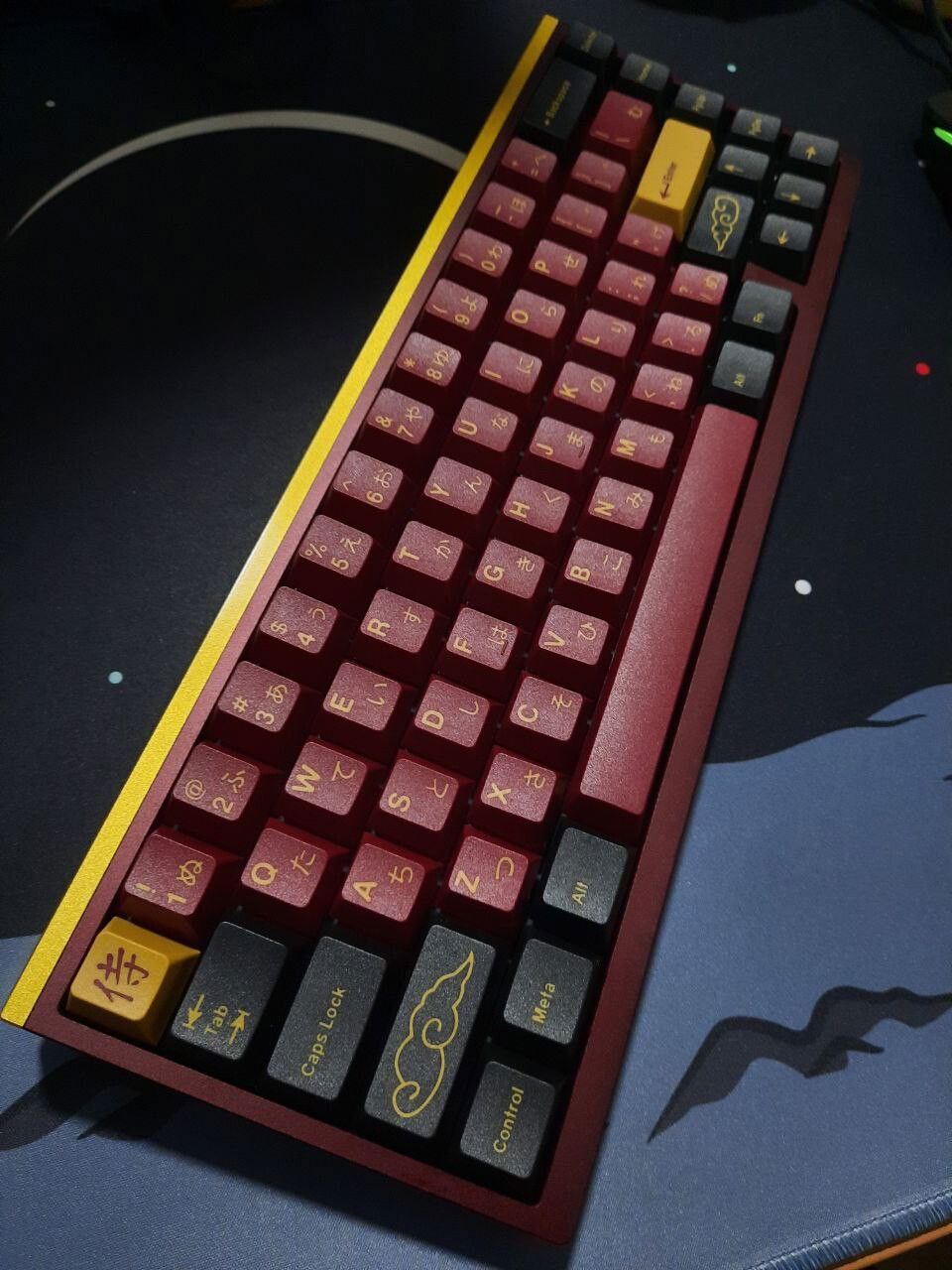 Mode 65 Maroon w/ Brass backpiece