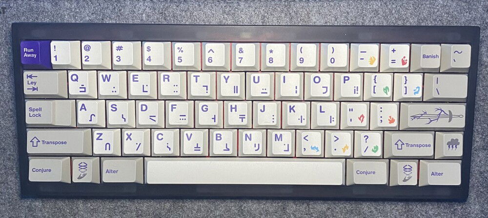 キーボード CHERRY SPELLBOOK BASE KIT In Stock) NK Cherry Spellbook & Deskmat